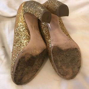 Miu Miu Shoes - Gold glitter Miu Miu pumps Miu Miu Shoes - Gold glitter Miu Miu pumps